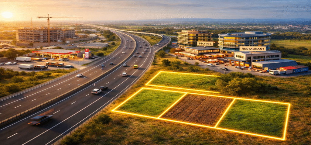 Land near highways investment